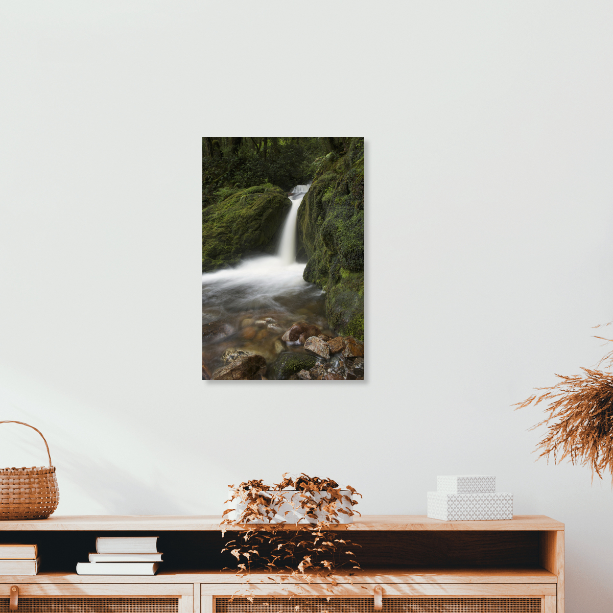 Stefan Blawath - 'Wasserfall auf dem Dusky Track in Neuseeland ...