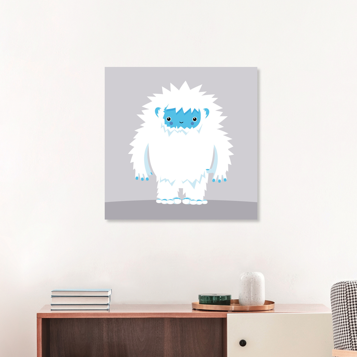 Yeti Art Print by Monster Tea Party