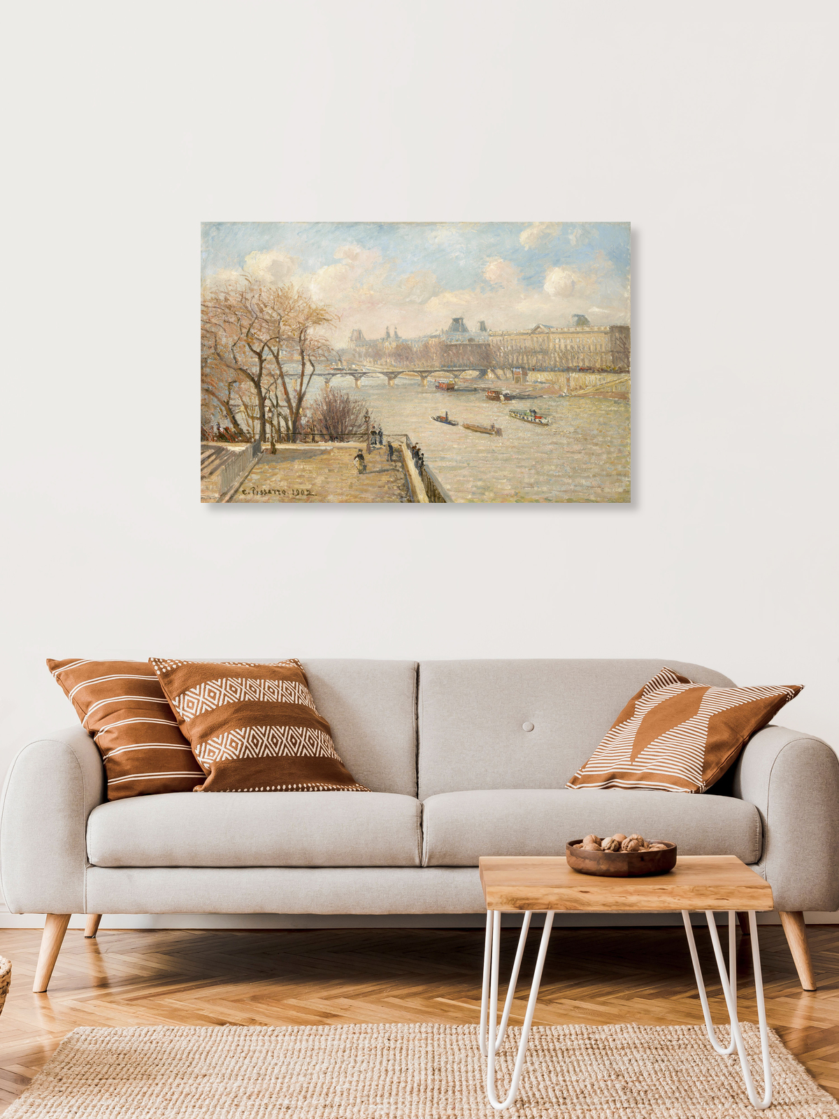 Camille Pissarro,The factory Path of the Wretched,large wall art,framed wall art,canvas wall art,large canvas,M5443