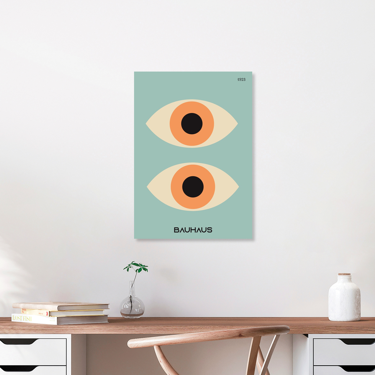 Bauhaus Exhibition Poster 030, HIGH QUALITY, Eye Print