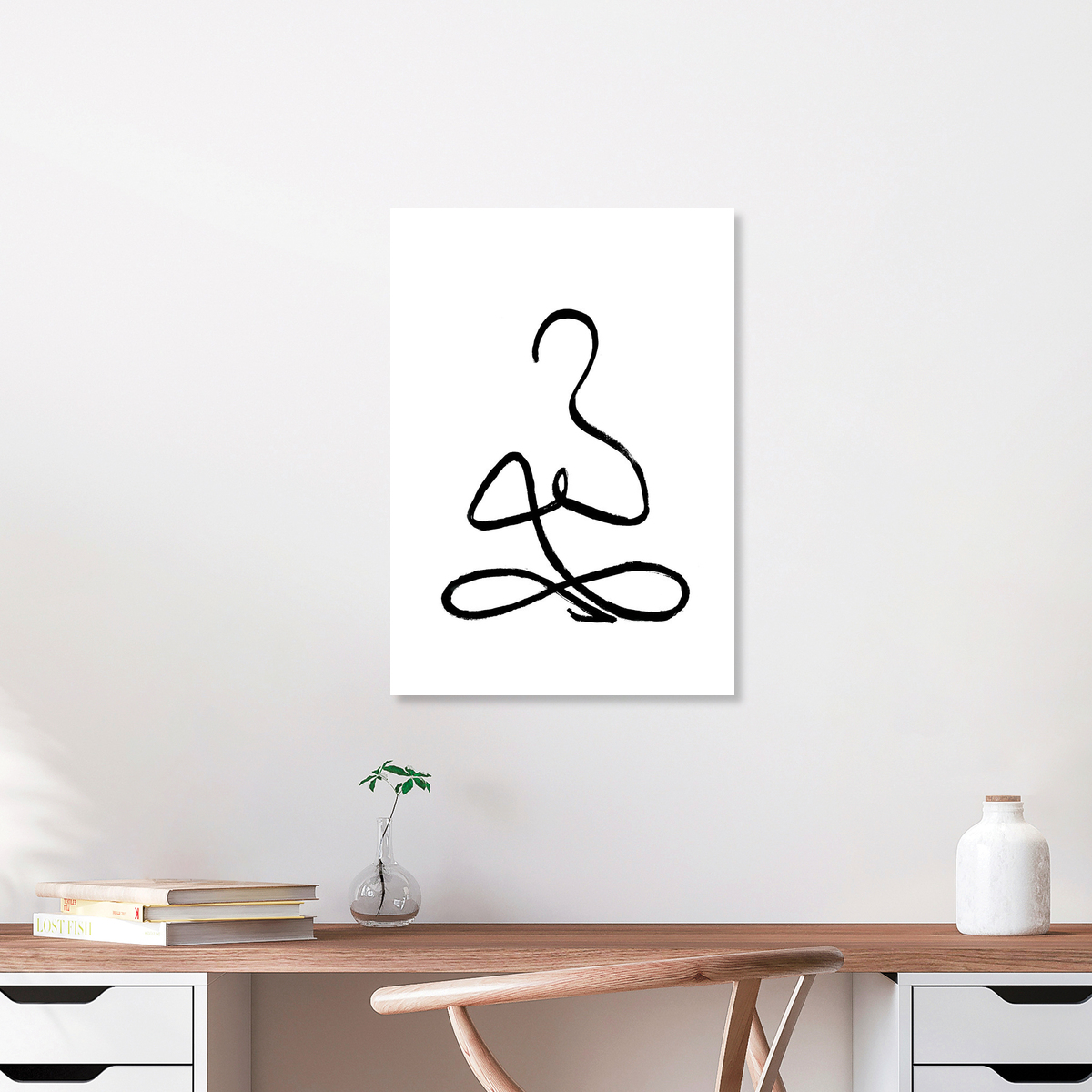 A4 Namaste A signed print