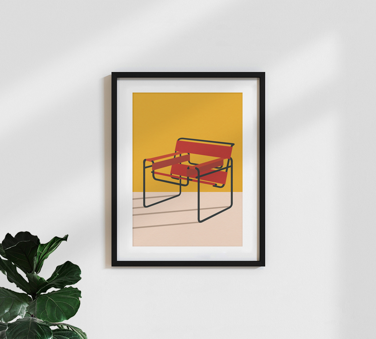 wassily chair poster