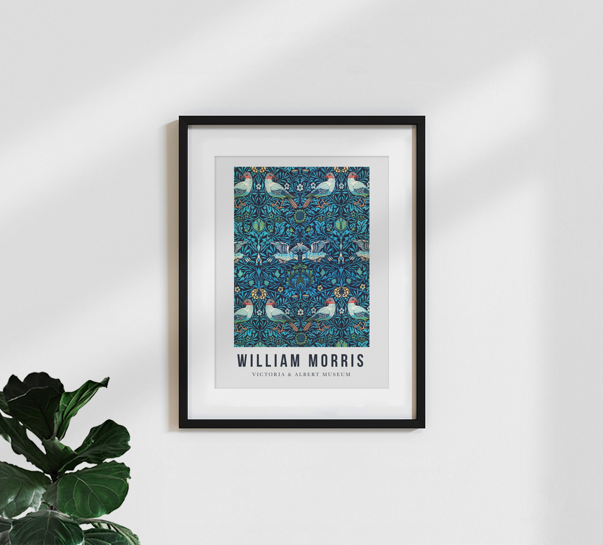 Botsing Kikker Vlak Art Classics wall art - 'William Morris exhibition poster V&A' |  Photocircle.net
