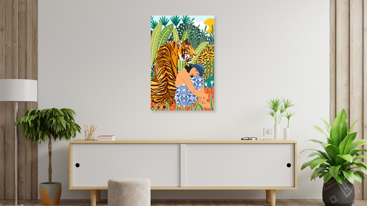 Uma Gokhale - 'Awaken The Tiger Within Illustration' | Photocircle.net