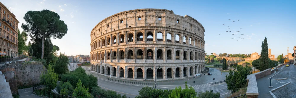 Colosseum in Rome at sunrise - Fineart photography by Jan Becke