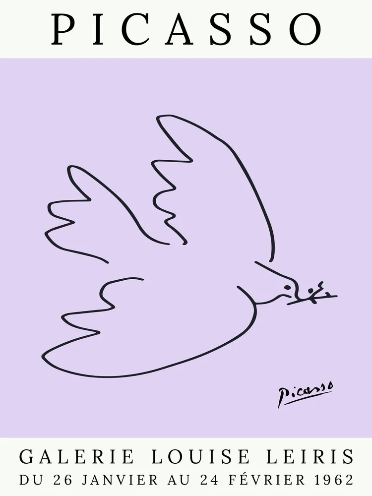 Kunstdrucke: Picasso Friedenstaube