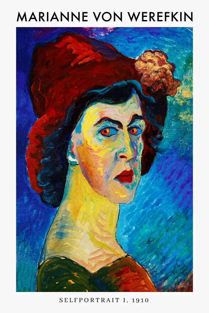 Marianne von Werefkin: Self Portrait - exhibition poster - Fineart photography by Art Classics