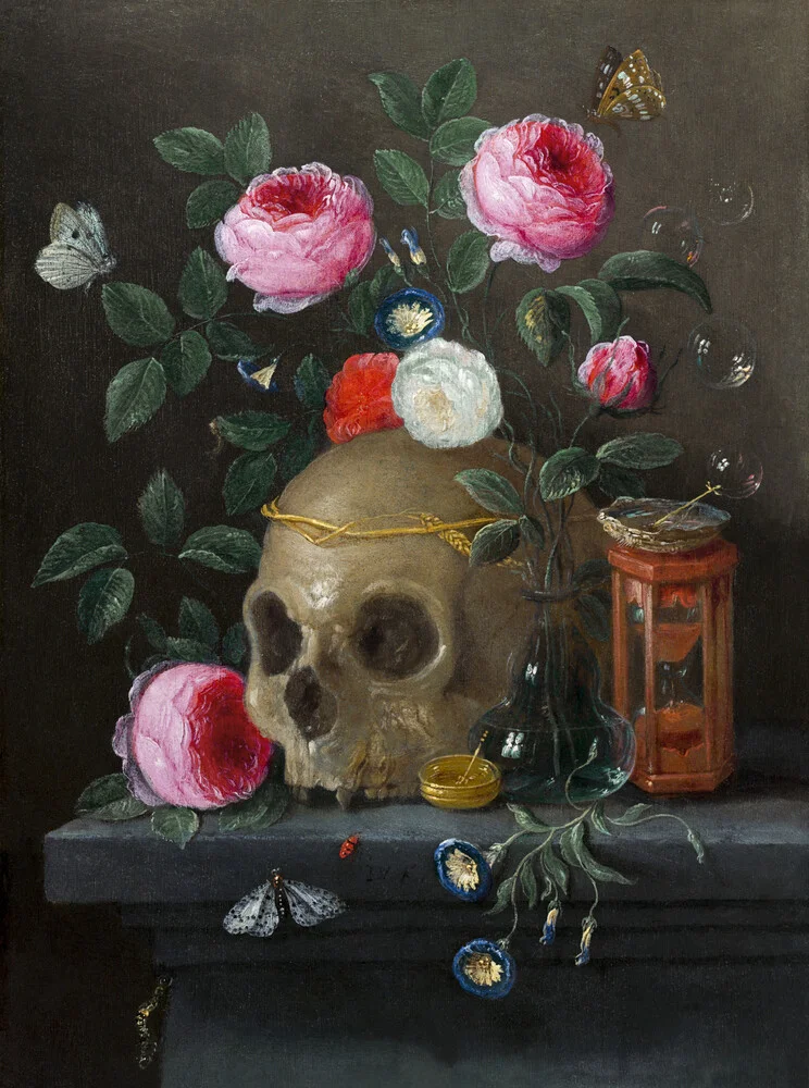 Jan van Kessel: Vanitas Still Life - Fineart photography by Art Classics