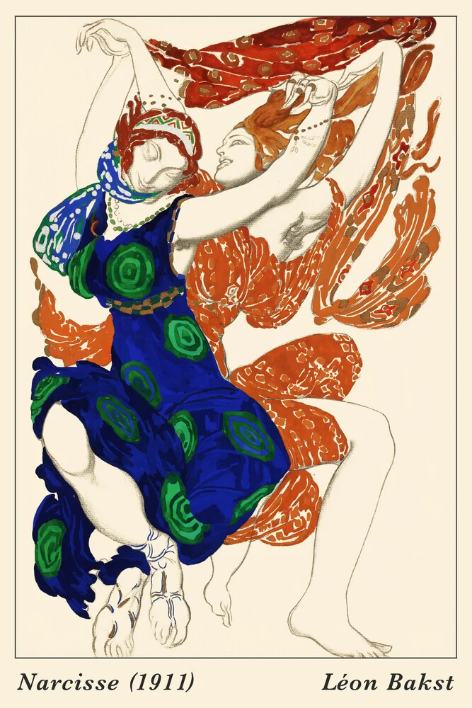 Léon Bakst: Narziss - fotokunst von Art Classics