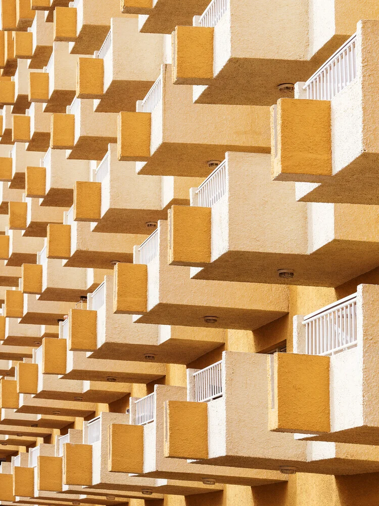 Mesmerizing balconies pattern - fotokunst von Massimiliano Maddalena