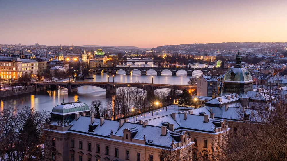 5 Brücken an der Moldau - fotokunst von Ronny Behnert