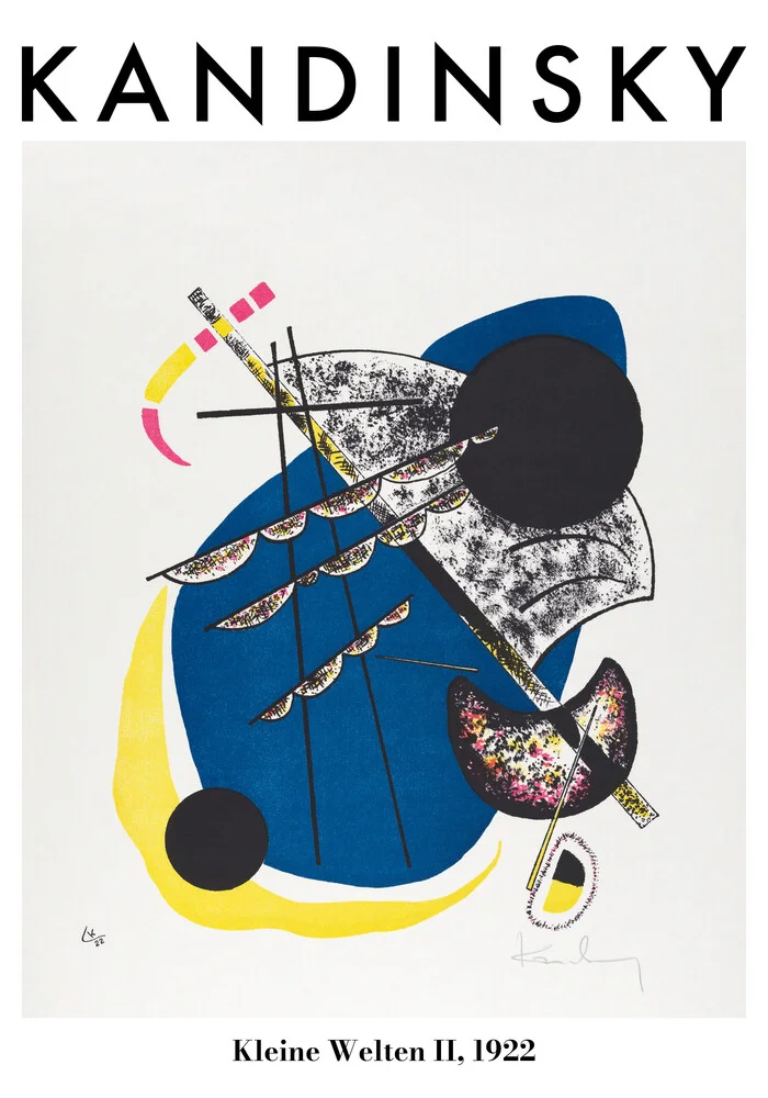 Kandinsky Poster - Kleine Welten II 1922 - Fineart photography by Art Classics