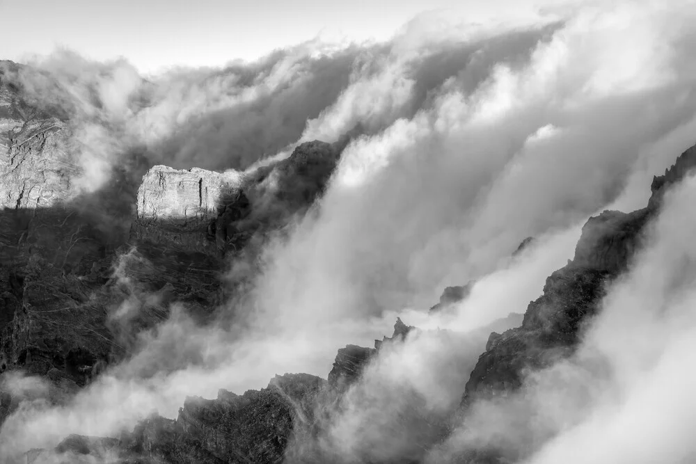 wolkenfall - fotokunst von Christoph Schaarschmidt