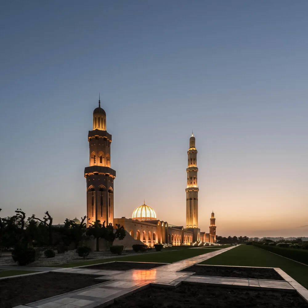 Sultan Qaboos Moschee - fotokunst von Christian Janik