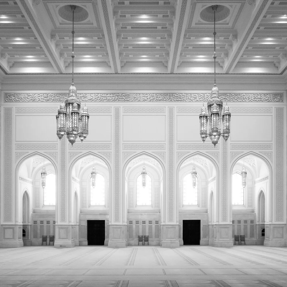 Sultan Qaboos Moschee - fotokunst von Christian Janik