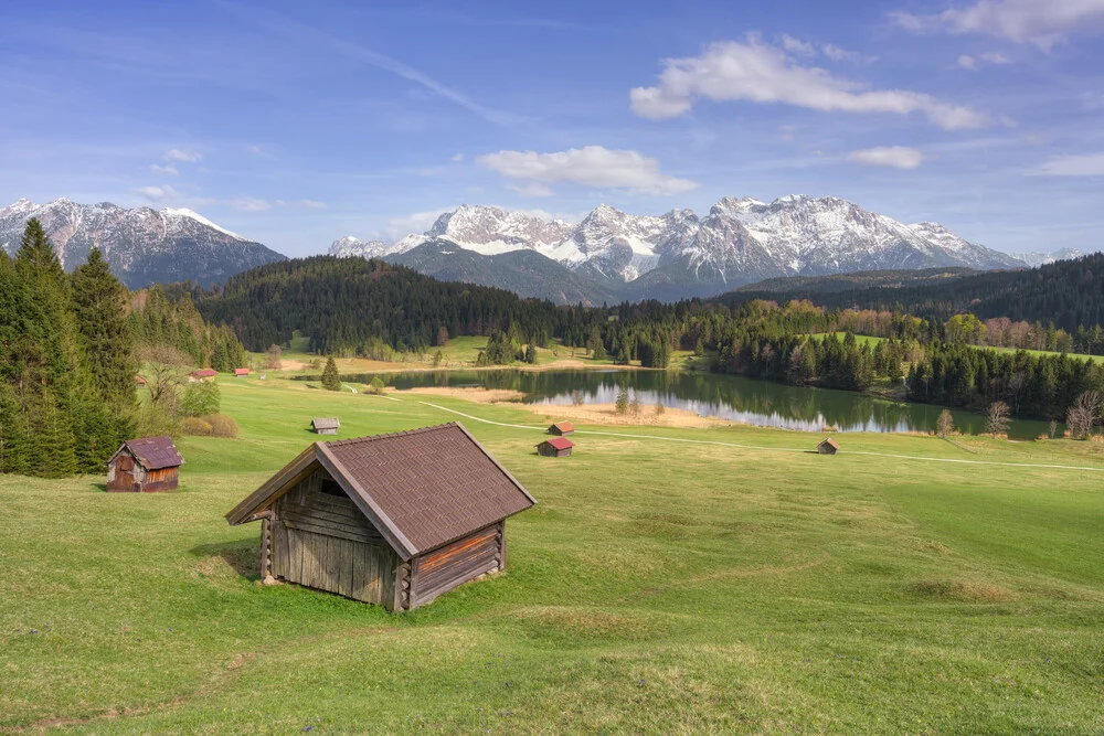 Spring day at Lake Geroldsee in Bavaria - Fineart photography by Michael Valjak