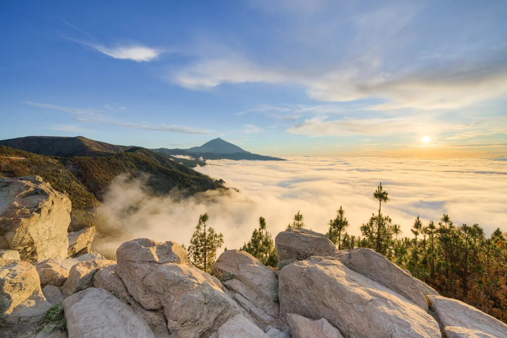 Tenerife view towards Teide in the evening - Fineart photography by Michael Valjak