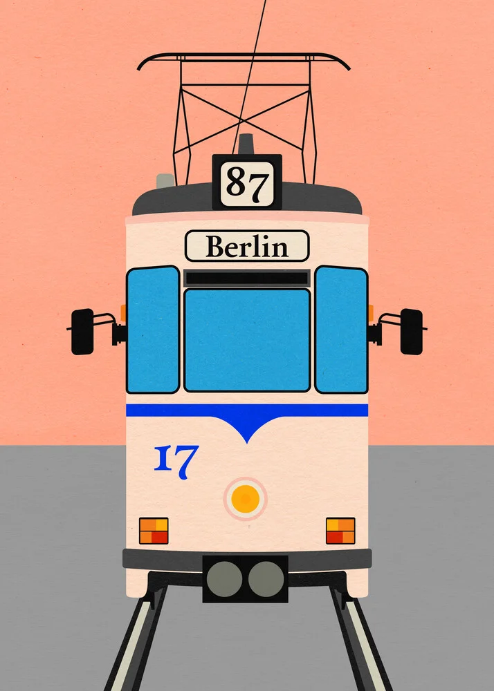 Berlin Tram - fotokunst von Rosi Feist