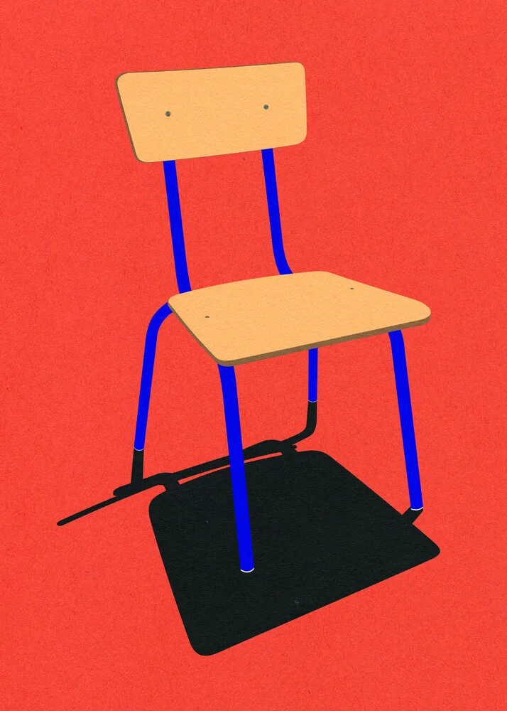 School Chair - Fineart photography by Rosi Feist