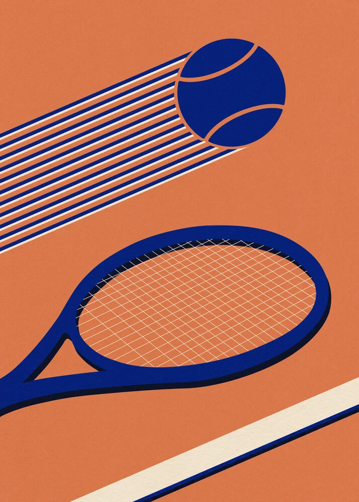 Tennis 80s - Fineart photography by Rosi Feist