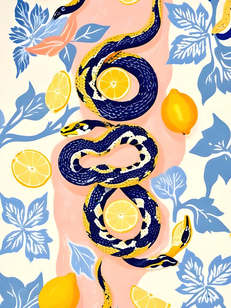 Snakes & Lemons - fotokunst von Uma Gokhale