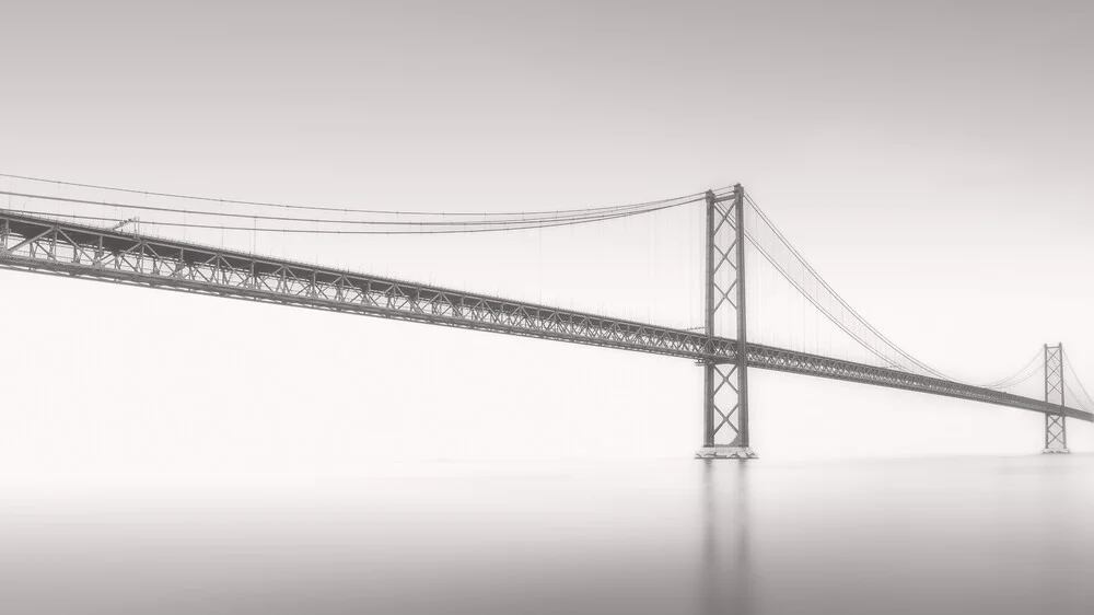 ponte 25 de abril on a foggy day VIII - Fineart photography by Dennis Wehrmann