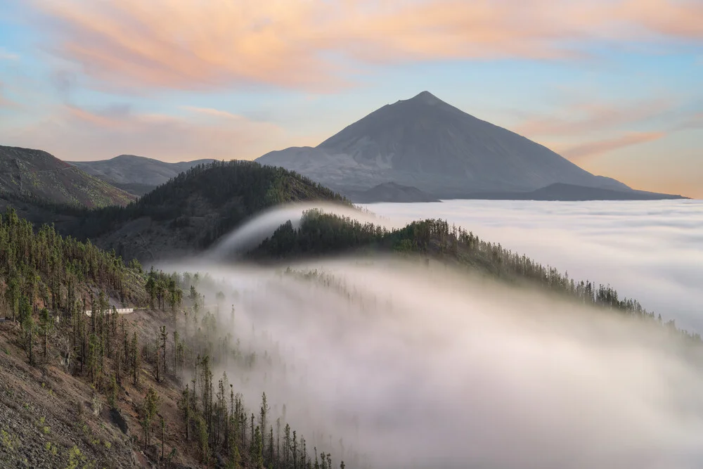 Tenerife view to the Teide in the evening - Fineart photography by Michael Valjak