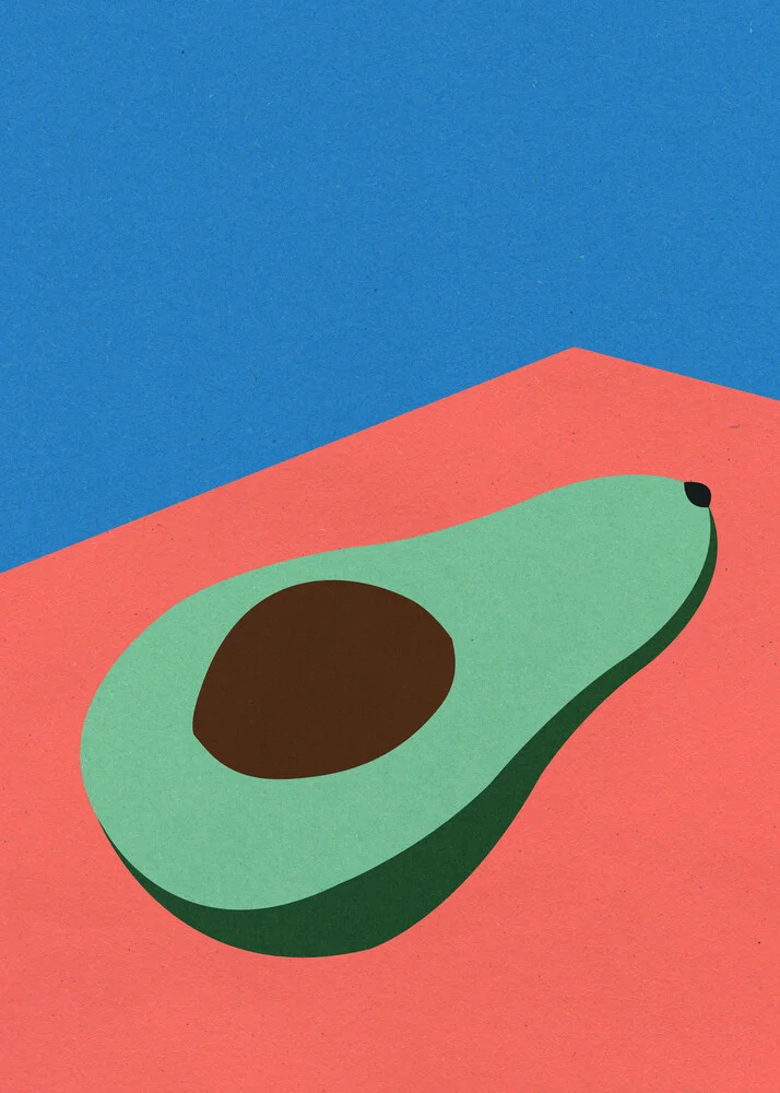 Avocado on the Table - fotokunst von Rosi Feist