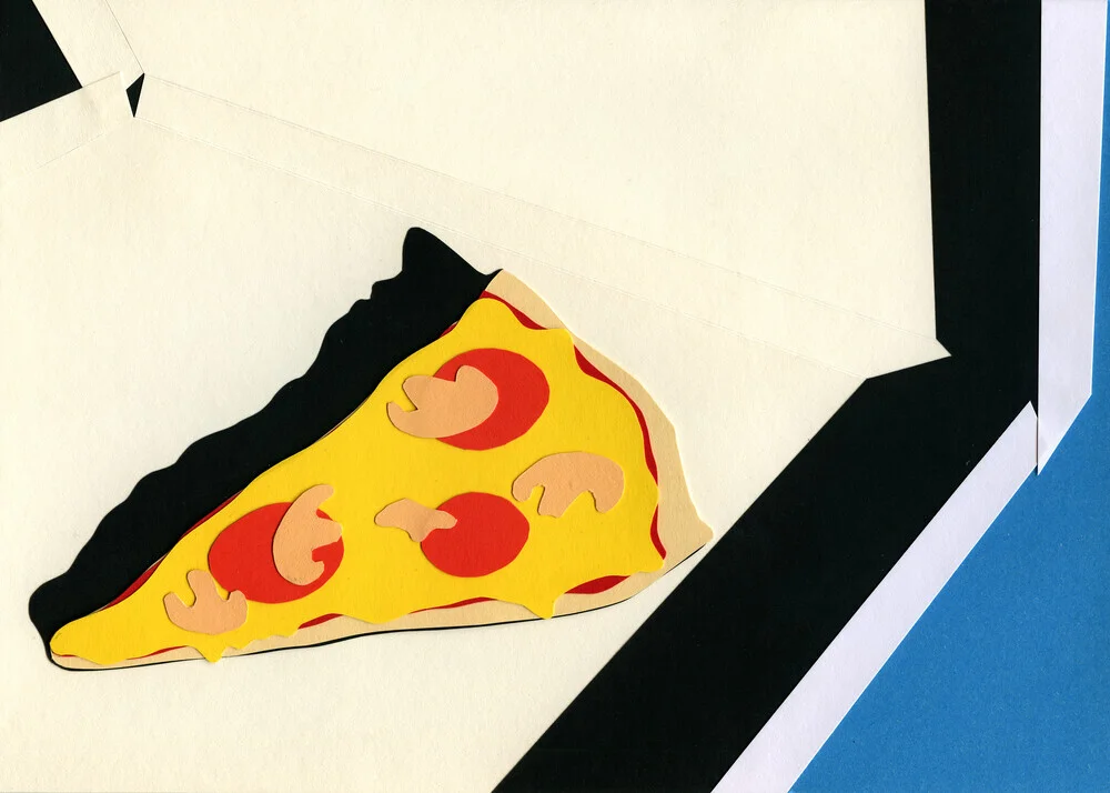 The Last Slice of Pizza - fotokunst von Rosi Feist