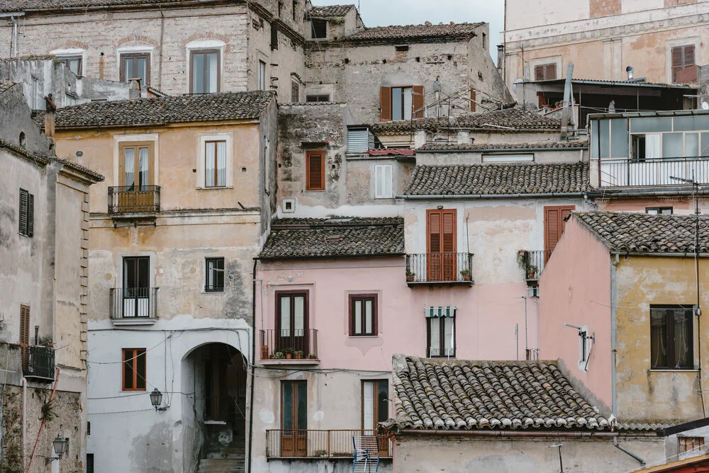 View on a mountain village - fotokunst von Photolovers .