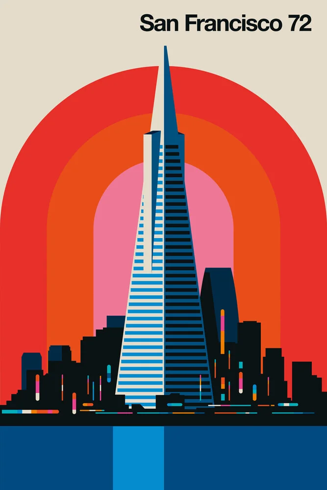 San Francisco 72 - fotokunst von Bo Lundberg