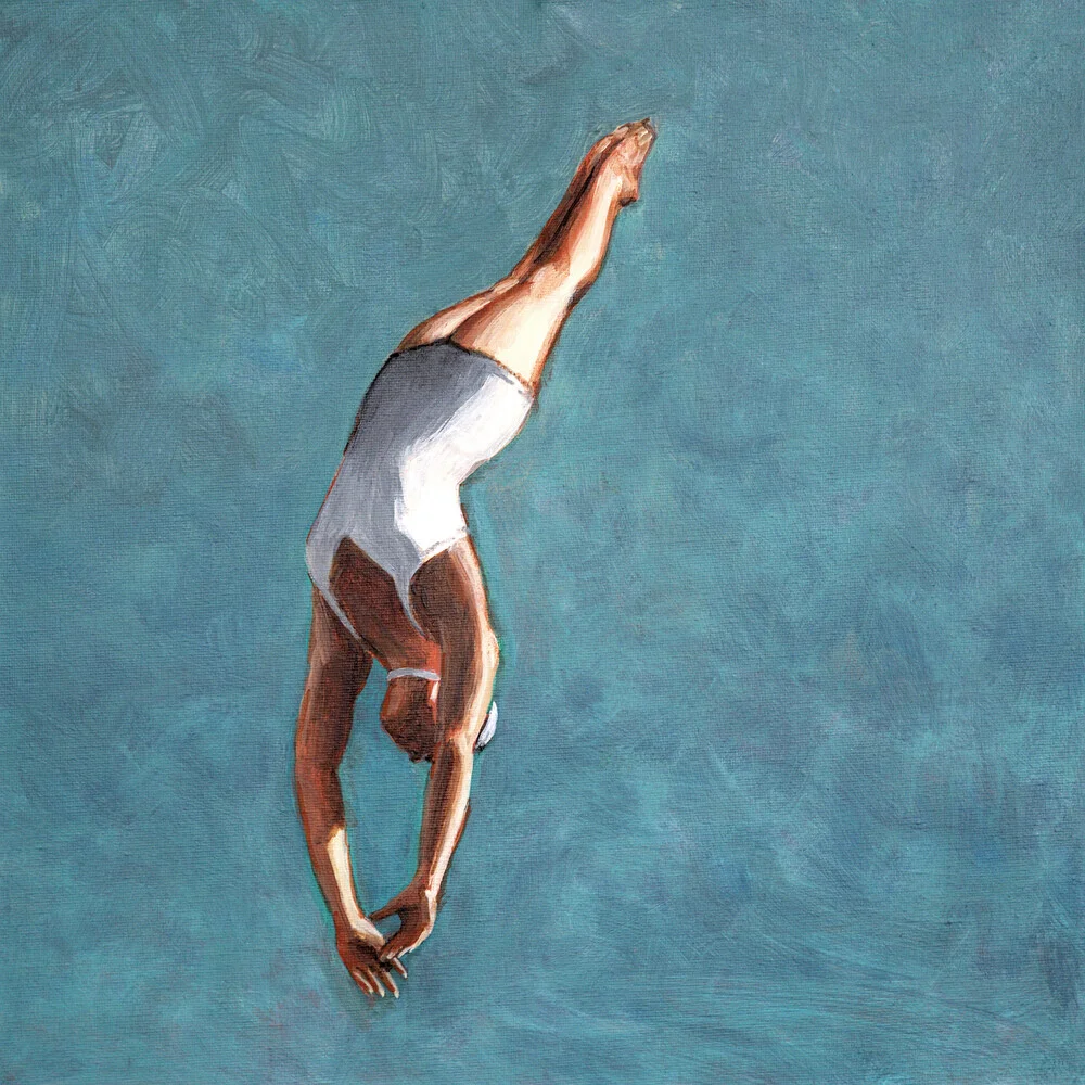 Aqua High Diver - Fineart photography by Sarah Morrissette