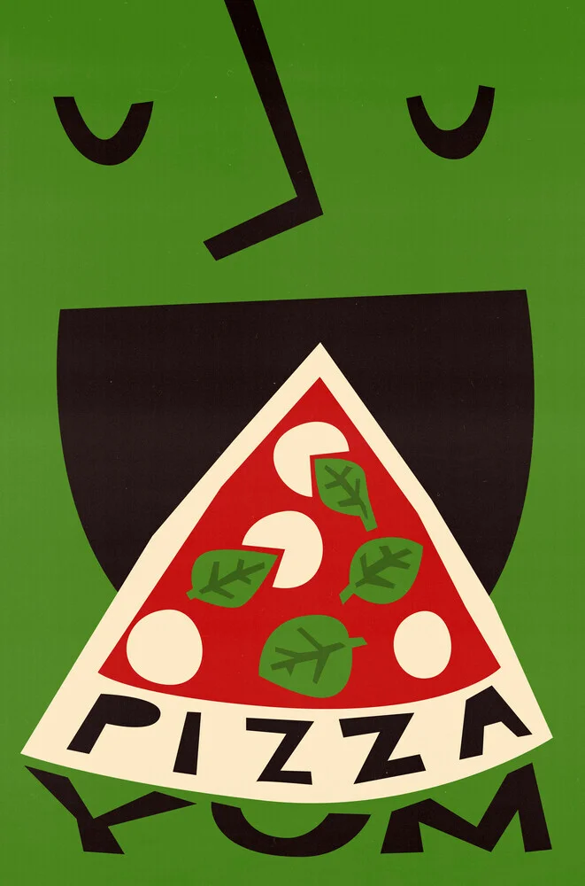 Pizza Yum - fotokunst von Fox And Velvet