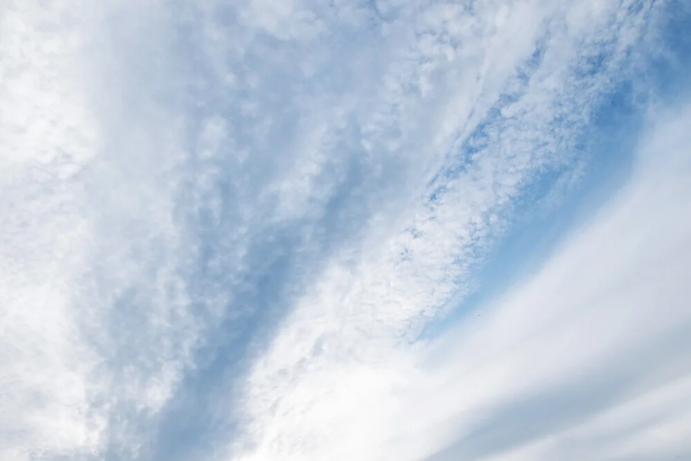 Cloudy sky patterned - Fineart photography by Nadja Jacke