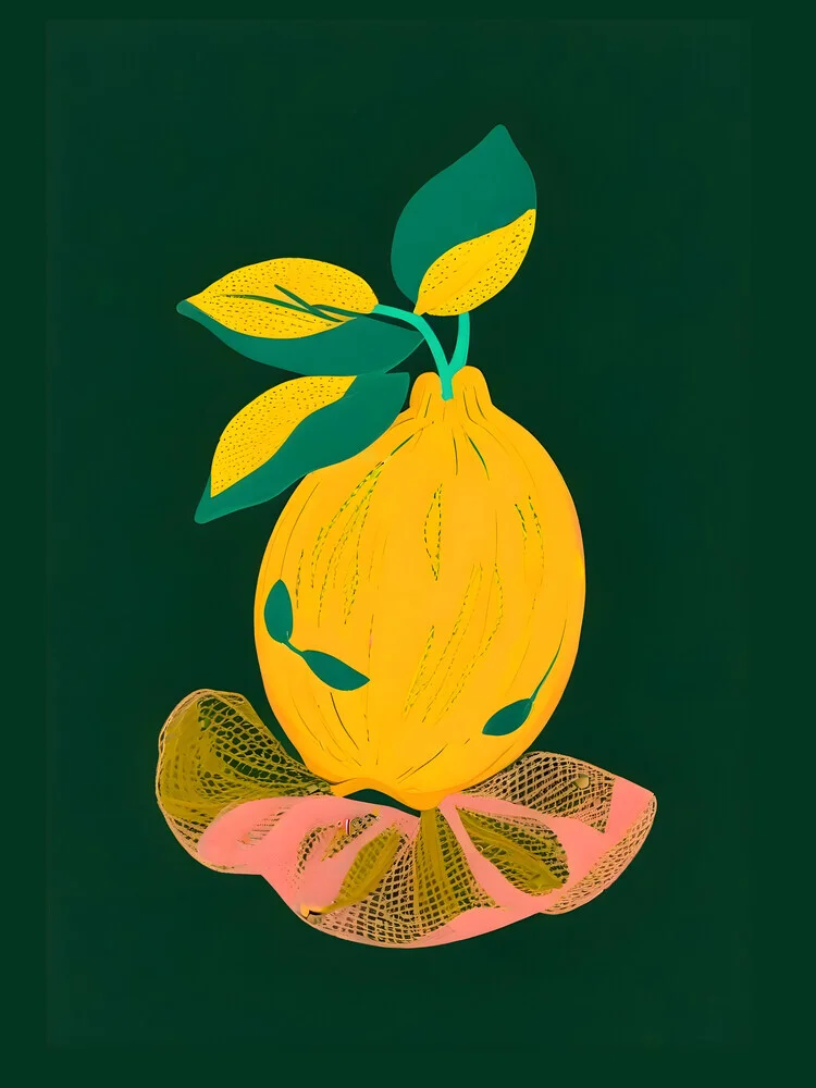 Lemon's Out of The Net Bag - fotokunst von Uma Gokhale