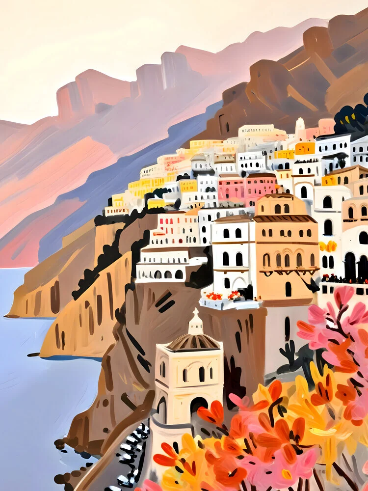 Amalfi Coast - fotokunst von Uma Gokhale