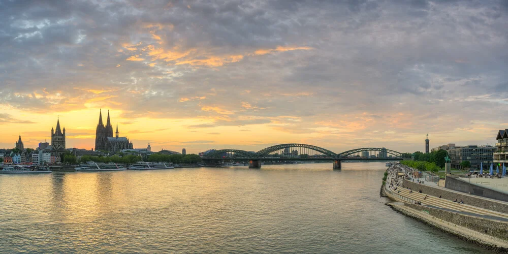 Cologne Panorama - Fineart photography by Michael Valjak