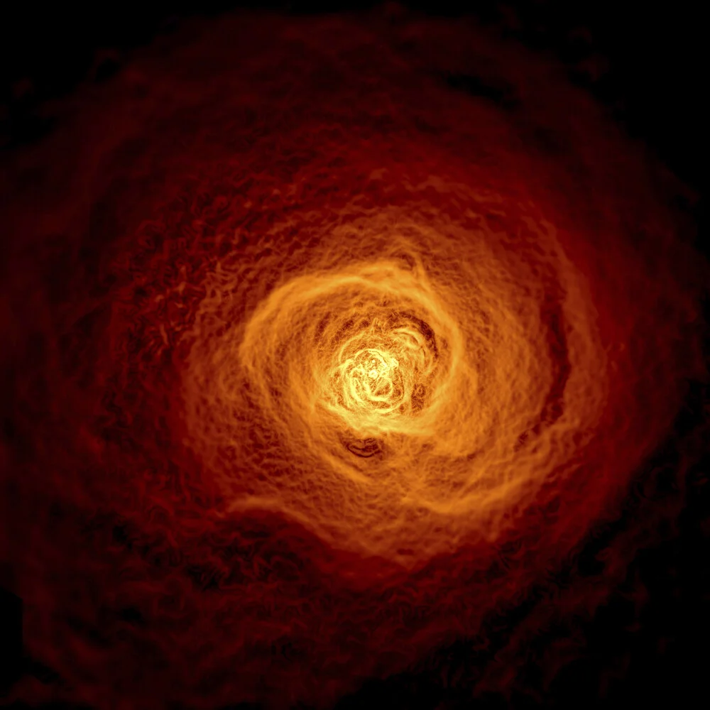 Perseus Galaxy Cluster - fotokunst von Nasa Visions