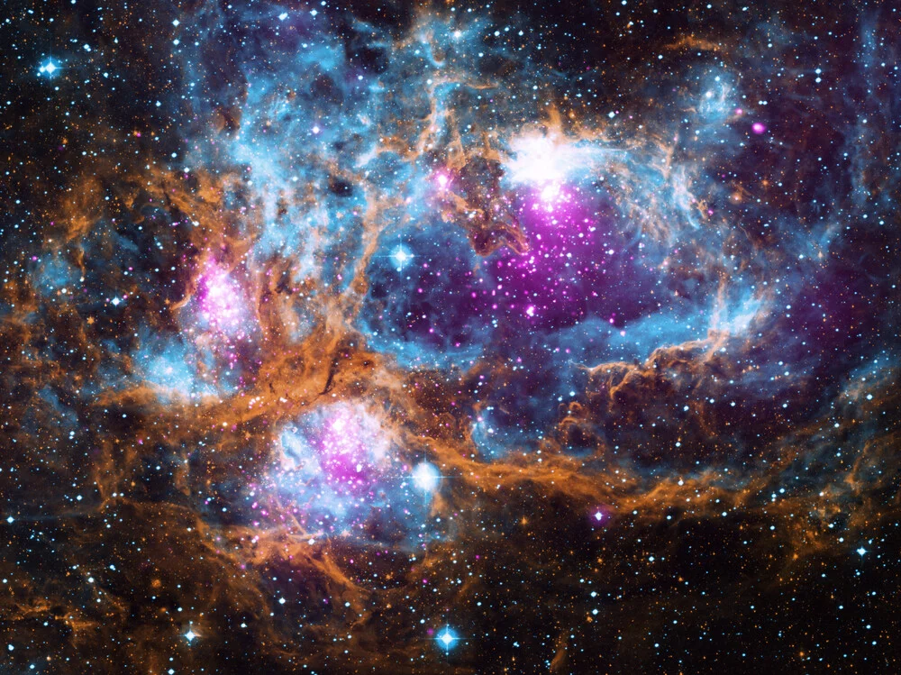 Region NGC 6357 - fotokunst von Nasa Visions