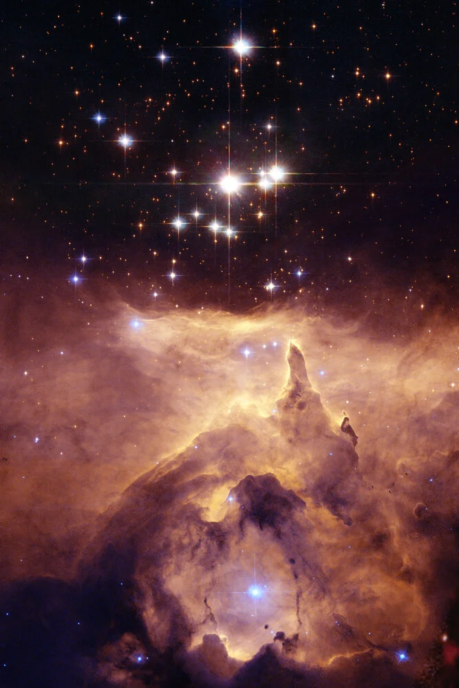 Star Cluster Pismis 24 - fotokunst von Nasa Visions