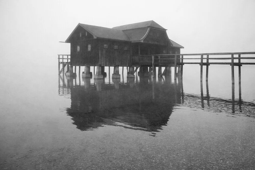 Seehütte - fotokunst von Roswitha Schleicher-Schwarz