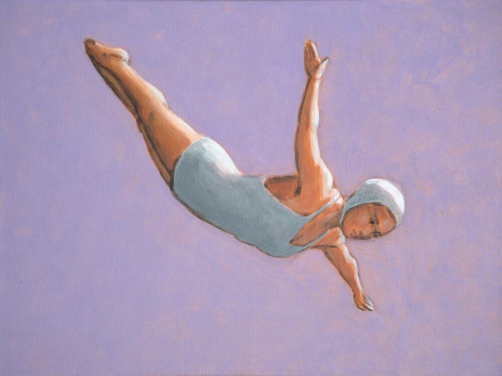 High Diver against a Lavender Sky - Fineart photography by Sarah Morrissette