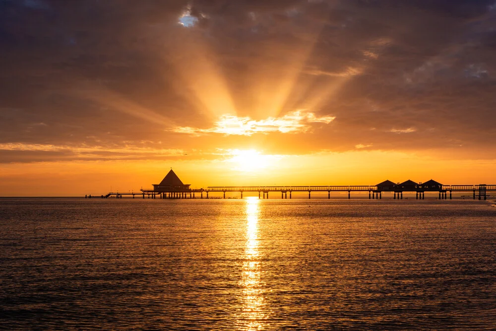 Pier in the Light - Fineart photography by Martin Wasilewski