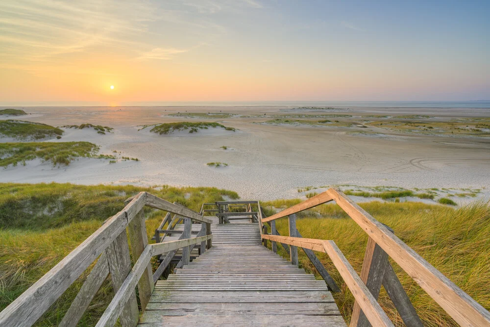 View from the sky ladder near Norddorf on Amrum - Fineart photography by Michael Valjak