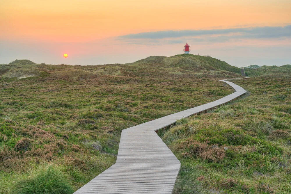 In den Dünen beim Quermarkenfeuer auf Amrum - fotokunst von Michael Valjak