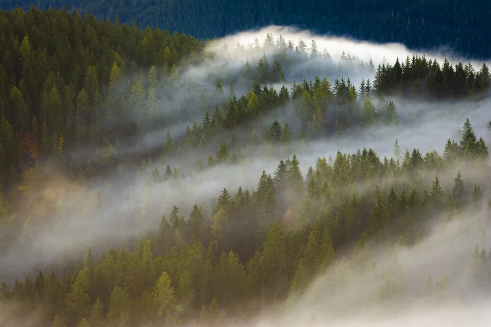 Fog Wave in the Alps of Tyrol - Fineart photography by Martin Wasilewski