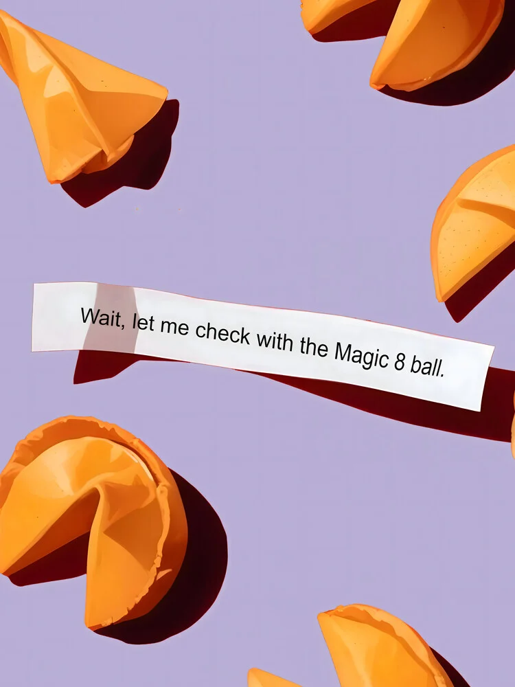 Fortune Cookie & The Magic 8 ball - fotokunst von Uma Gokhale