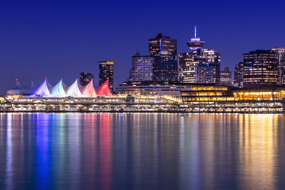 Abendimpression aus Vancouver - fotokunst von Melanie Viola