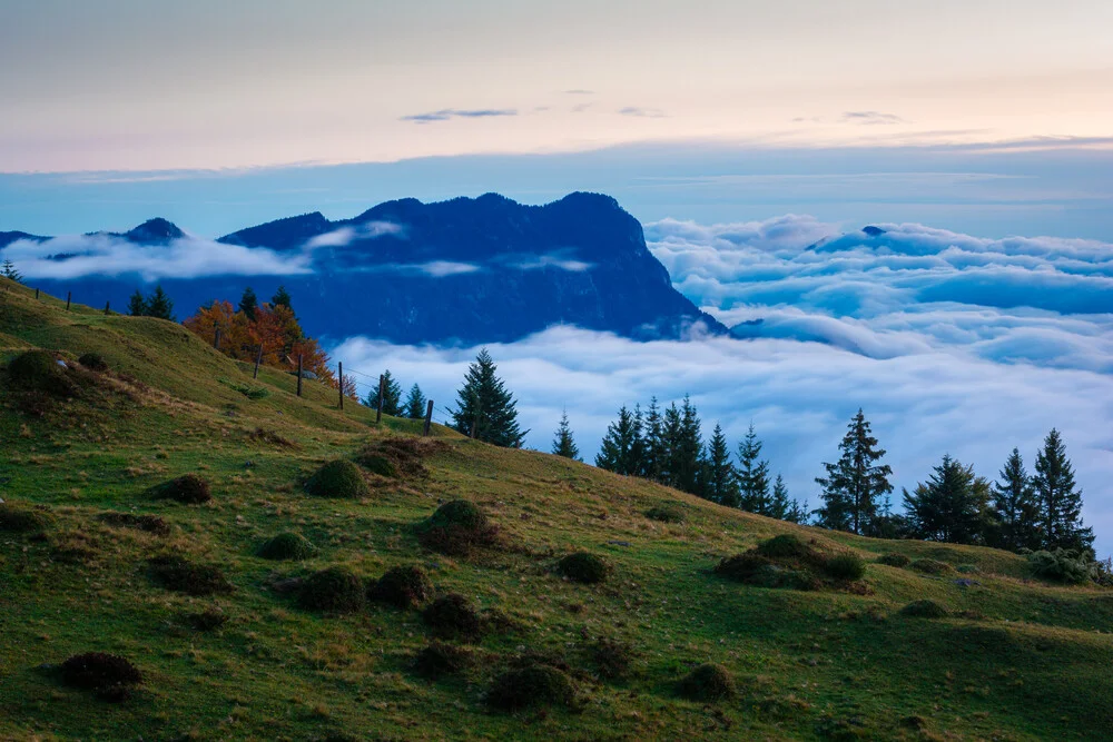 Sea of Fog in the Alps of Tyrol - Fineart photography by Martin Wasilewski