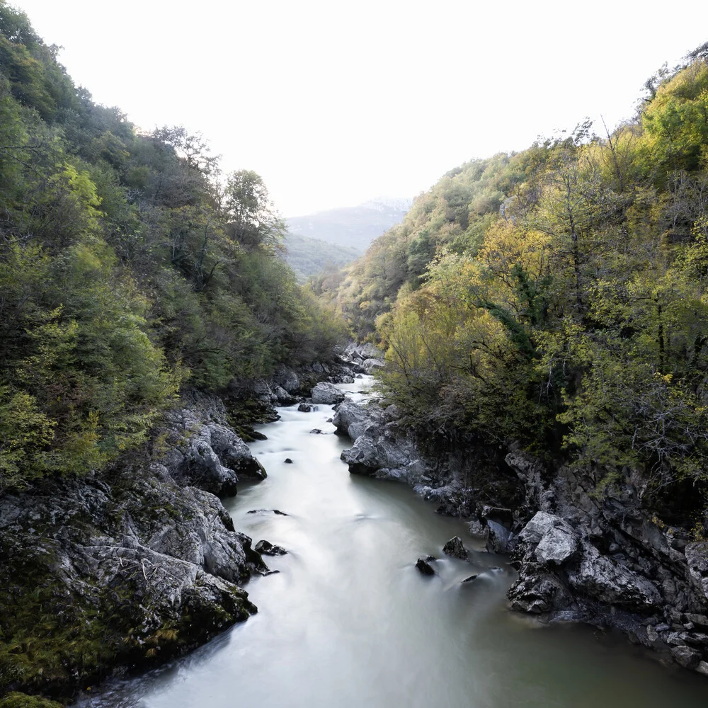 Fluss am Morgen - fotokunst von Christian Janik